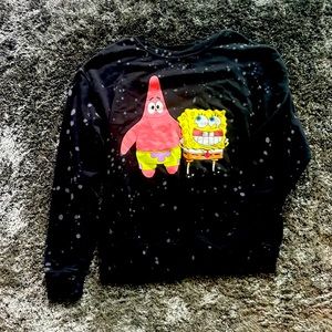 Black SpongeBob sweatshirt